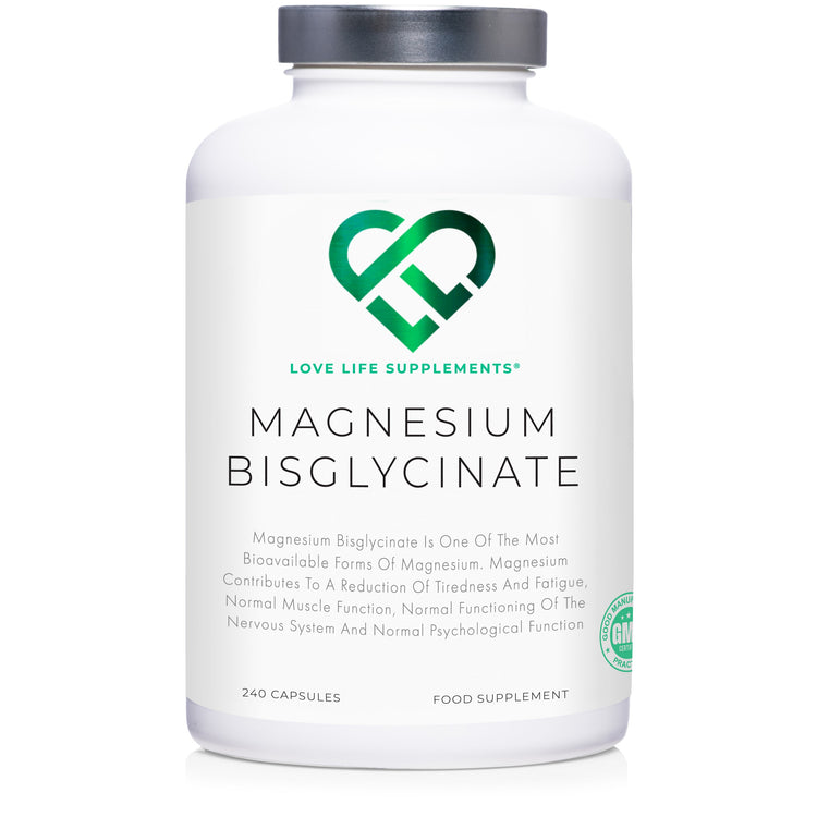 magnesium bisglycinate by love life supplements