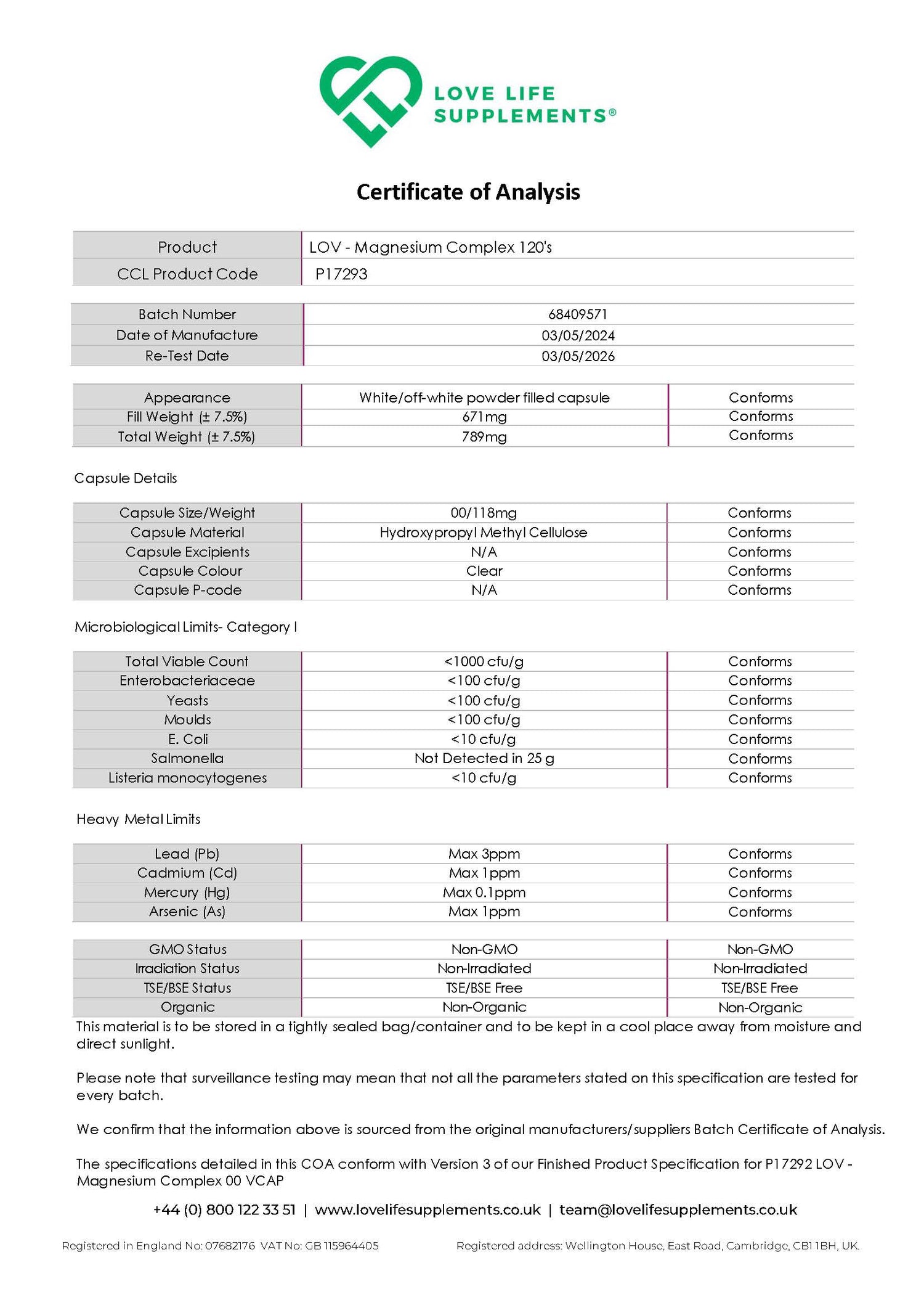 Magnesium Complex Advanced