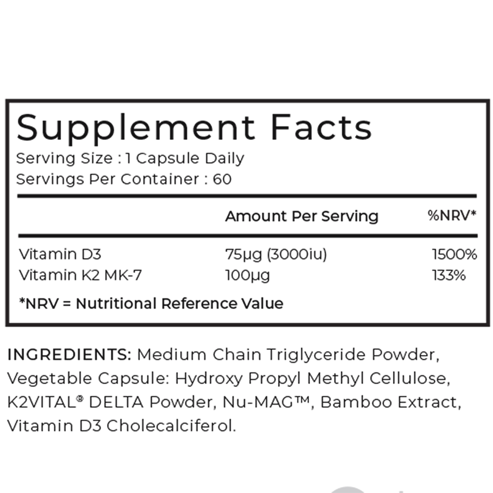 Vitamin D3 + K2 (K2Vital)